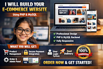 php mysql ecommerce website with admin panel