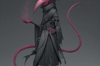 do scary fantasy horror character