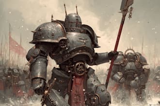 do a warhammer 40k character depending on your concept