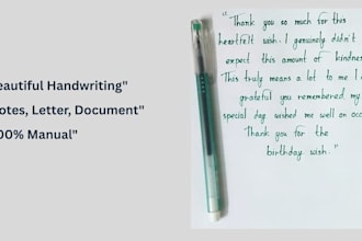 write your beautiful handwritting notes
