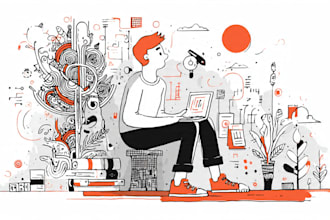 create doodle illustration for any project