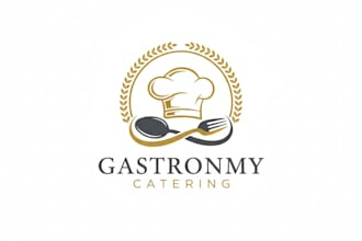 design a professional and appetizing catering logo for your business