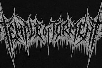 design a logo for your heavy metal or hardcore band