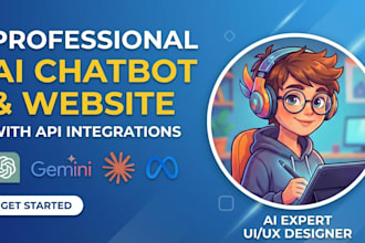 build ai chatbots ai powered websites using chatgpt, claude, gemini, llama
