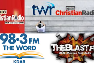promote and submit your gospel song to 5000 christian radio stations