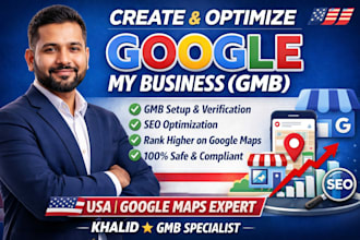 create,verify,optimize google my business gmb profile to rank locally