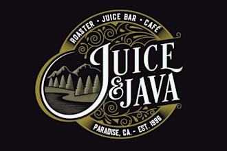 design a modern restaurant, cafe, or food business logo
