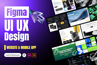 do ui ux design for saas, web app, dashboard in figma
