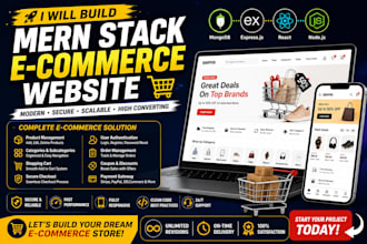 build mern stack ecommerce website with react