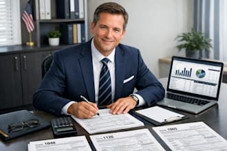 do us tax filling, llc, business and individual taxes 1120 1065 1040 as a CPA