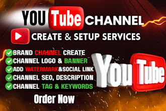 create and setup top touch brand youtube channel with SEO