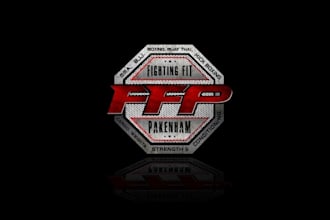 make dynamic powerful logo for a mixed martial arts centre