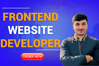 be your frontend web developer