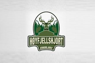 design attractive deer farmer or hunting logo