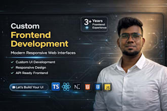 develop responsive UI and analytics dashboard applications