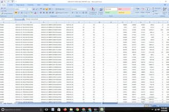be your excel expert for data cleanup and formatting