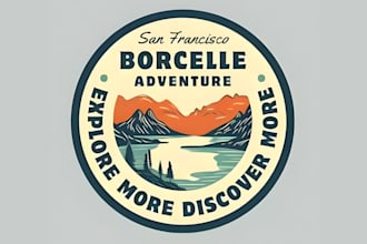 do modern travel logo design