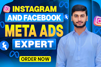 be your meta ads expert for facebook and instagram advertising