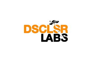 design dsclsr labs flying saucer ufo brand logo
