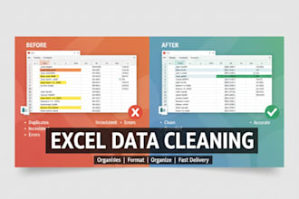clean and organise messy excel data for better analysis