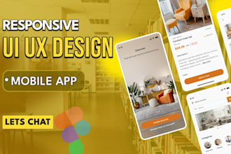 do ecommerce mobile app design, figma mobile app design, ui ux design