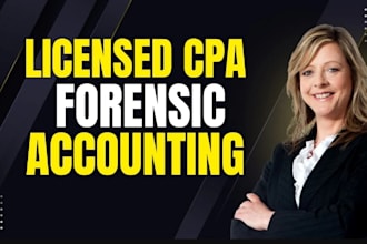 perform CPA forensic accounting, fraud investigation and