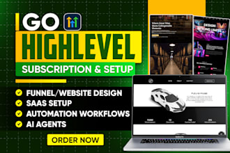 be gohighlevel expert for sales funnel, website setup, ghl automations, workflow