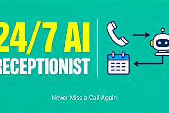 build an ai voice receptionist to answer calls and book appointments