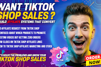 grow tiktok shop sales with affiliate and influencer outreach