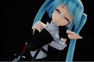 rig, fix and  convert any 3d models to mmd, vrchat, vrm, vroid, gmod and sfm