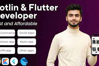 develop your custom android app in kotlin or flutter fast and affordable