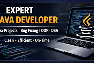 do java programming, java projects, and java tasks