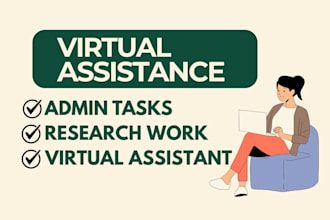 virtual assistant for admin task and general assistance