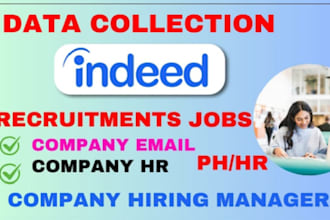 scrape indeed jobs posts , company and their details