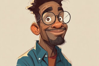 draw you like a cartoon TV caricature