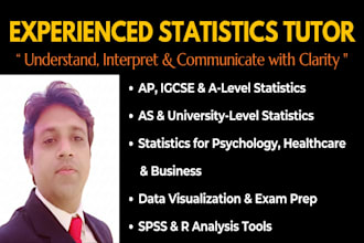 tutor probability, statistics, regression, or time series