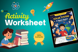 design activity worksheet for science and arts