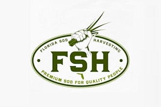 design farm agriculture lawn care landscape logo