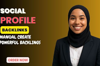 social media profile backlinks for SEO link building