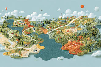 map illustration vector illustration vector map