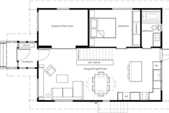 create 2d floor plans and  roofs and roofs takeoff