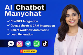 create manychat flows, manychat automation, uchat,chatfuel, social media chatbot
