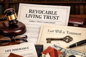 prepare revocable living trust estate planning document family trust document