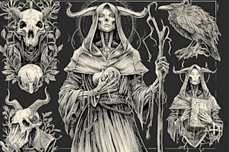 craft striking dark art and affliction style tshirt designs