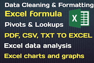 solve excel problems as excel expert