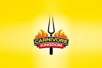 design good looking food truck logo targeting meat