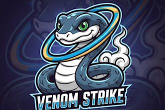 design a snake mascot logo with t shirt design