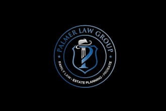design law attorney legal law firm logo