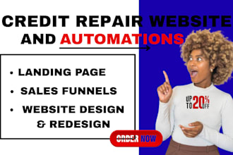 build credit repair website and setup credit repair automation