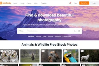 design a modern ,responsive and user friendly website